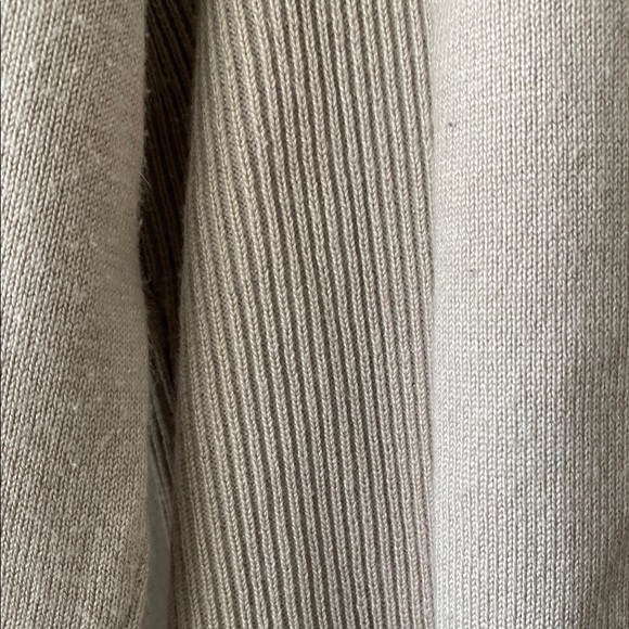 Premise Beige Zip-Up Cardigan Size Medium - Picture 10 of 11